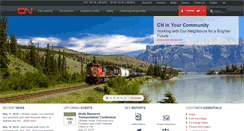 Desktop Screenshot of cn.ca